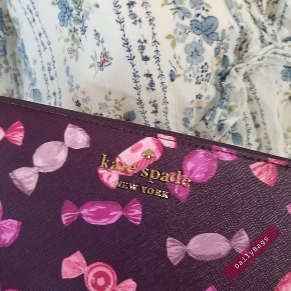 LARGE CONTINENTAL WALLET STACI CANDY KATE SPADE - Picture 7 of 9